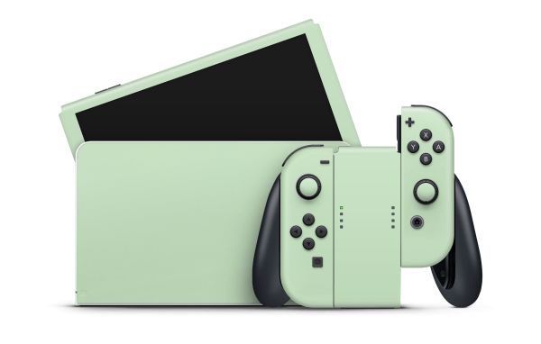 Nintendo Switch OLED Skin Pale Mint Cheap