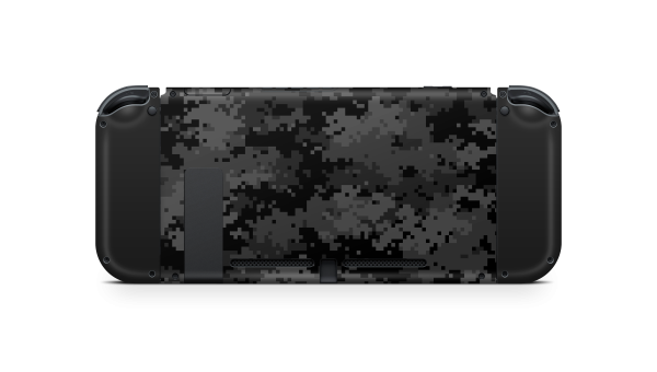 Nintendo Switch 17 Skin Black Digi Camo Fashion - Image 3