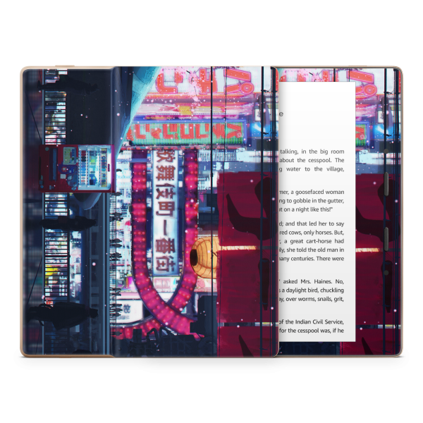 Cyberpunk Streets Kindle Skin Sale - Image 3