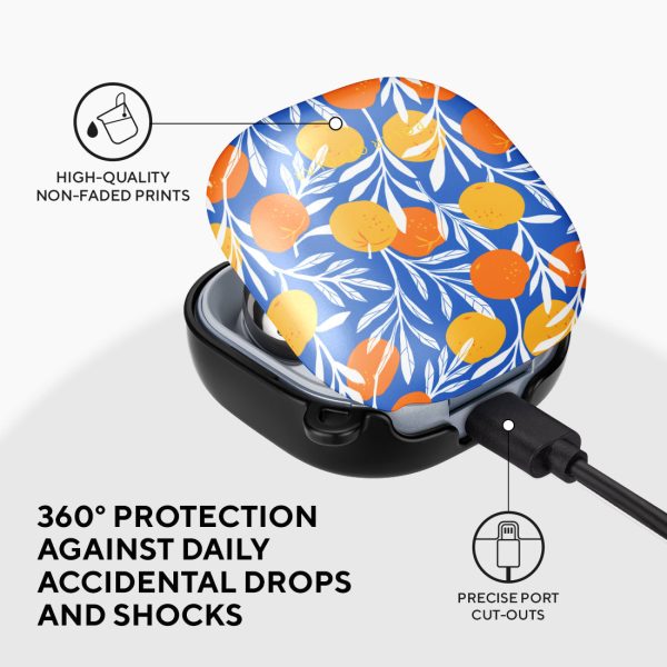 Summer Tangerine | Samsung Galaxy Buds2 Case Fashion - Image 3